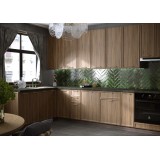 Кухня Беверли 1200*2600 Дуб Бурбон МДФ угловая