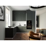 Кухня Перфетта 2000*2700 Грифельно-серый МДФ угловая